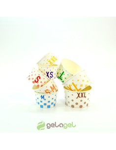 DHliIQQ Contenitori per gelato, confezione da 4 vaschette per congelatore  con coperchi in silicone, contenitori per gelato fatto in casa, contenitori